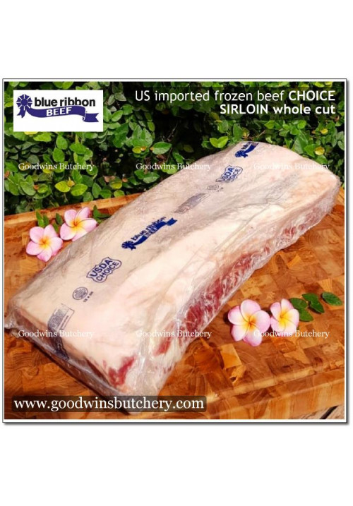 Beef Sirloin / Striploin / Porterhouse / Has Luar USDA US CHOICE Blue Ribbon frozen WHOLE CUT +/- 7kg (price/kg)
